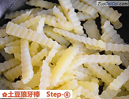 土豆狼牙棒做法第六步骤