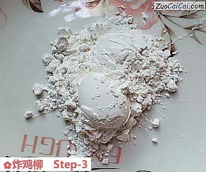 炸鸡柳做法第三步骤