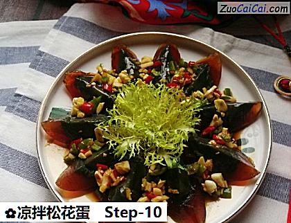 凉拌松花蛋做法第十步骤