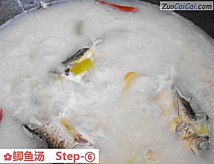 鲫鱼汤做法第六步骤