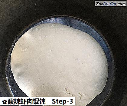 酸辣虾肉馄饨做法第三步骤