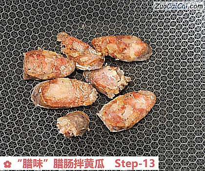 “腊味”腊肠拌黄瓜做法第十三步骤