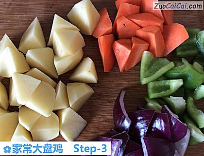 家常大盘鸡做法第三步骤