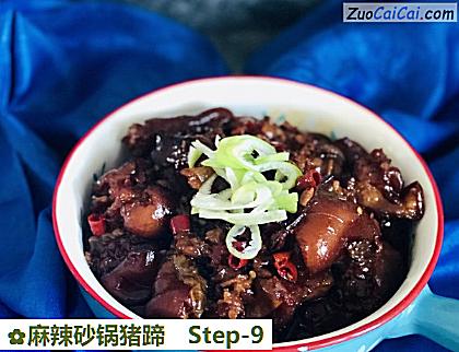 麻辣砂锅猪蹄做法第九步骤