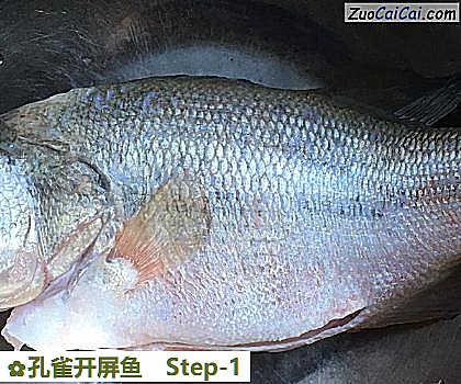孔雀开屏鱼做法第一步骤