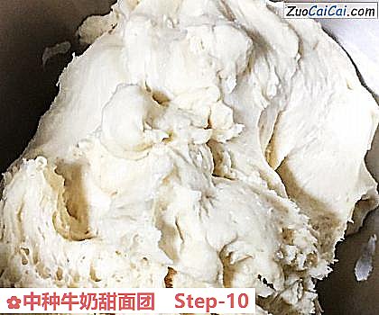 中种牛奶甜面团做法第十步骤