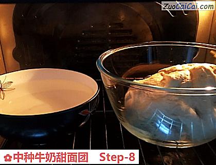 中种牛奶甜面团做法第八步骤