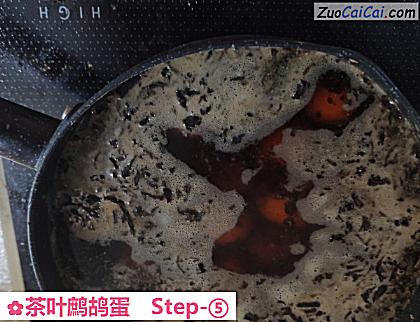 茶叶鹧鸪蛋做法第五步骤