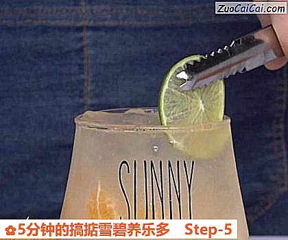 5分钟的搞掂雪碧养乐多做法第五步骤