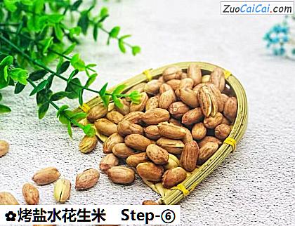 烤盐水花生米做法第六步骤