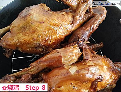 烧鸡做法第八步骤