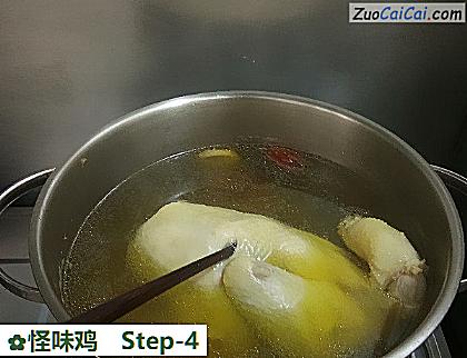 怪味鸡做法第四步骤