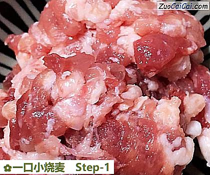 一口小烧麦做法第一步骤