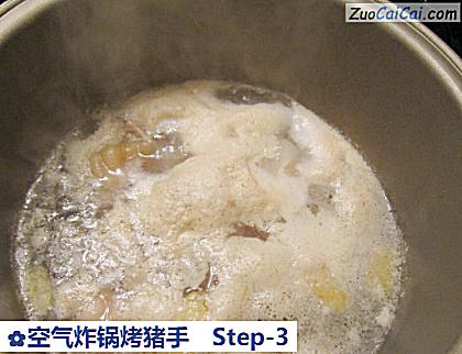 空气炸锅烤猪手做法第三步骤