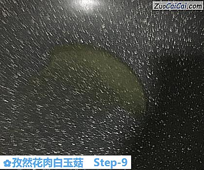 孜然花肉白玉菇做法第九步骤