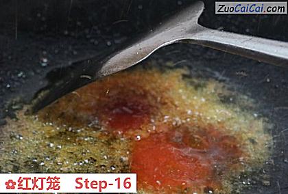红灯笼做法第十六步骤