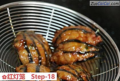 红灯笼做法第十八步骤