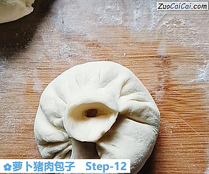 萝卜猪肉包子做法第十二步骤