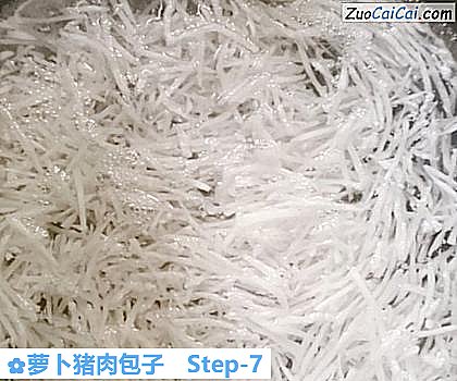 萝卜猪肉包子做法第七步骤