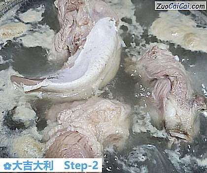 大吉大利做法第二步骤