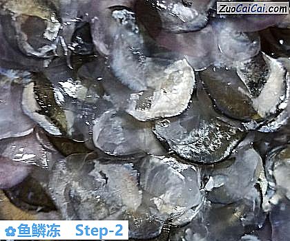 鱼鳞冻做法第二步骤