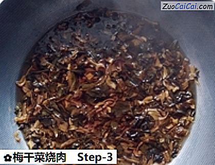 梅干菜烧肉做法第三步骤