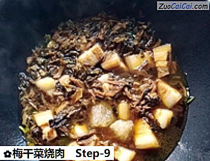 梅干菜烧肉做法第九步骤