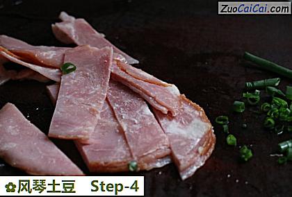 风琴土豆做法第四步骤