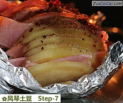 风琴土豆做法第七步骤