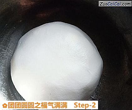团团圆圆之福气满满做法第二步骤