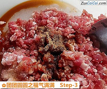 团团圆圆之福气满满做法第三步骤