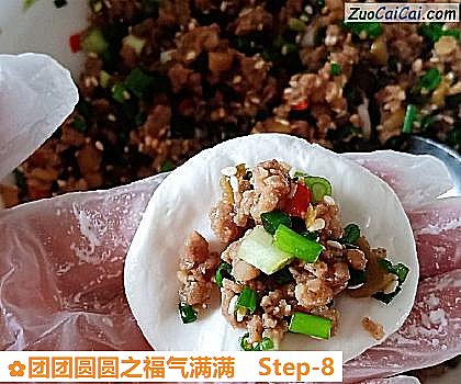 团团圆圆之福气满满做法第八步骤