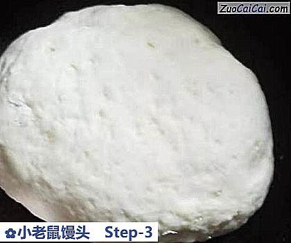 小老鼠馒头做法第三步骤