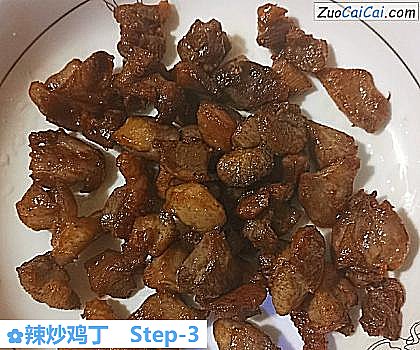 辣炒鸡丁做法第三步骤