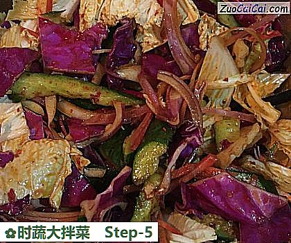 时蔬大拌菜做法第五步骤