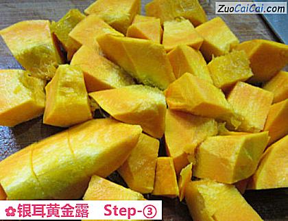 银耳黄金露做法第三步骤