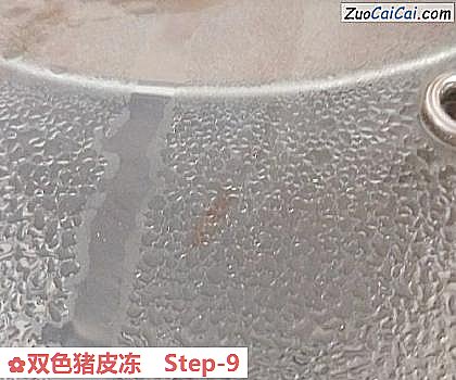 双色猪皮冻做法第九步骤