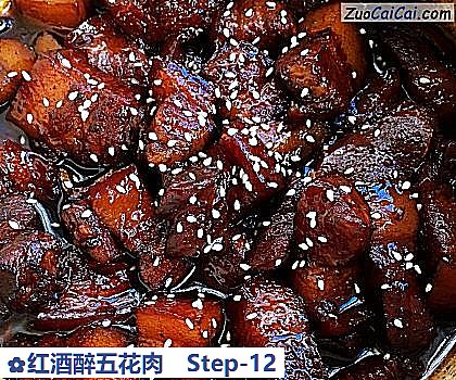 红酒醉五花肉做法第十二步骤