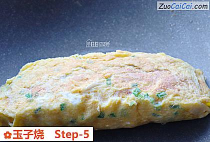 玉子烧做法第五步骤