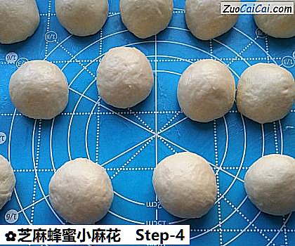 芝麻蜂蜜小麻花做法第四步骤