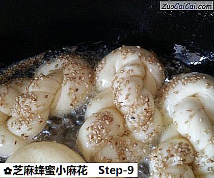 芝麻蜂蜜小麻花做法第九步骤