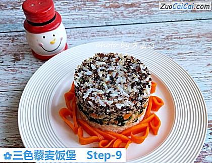 三色藜麦饭堡做法第九步骤