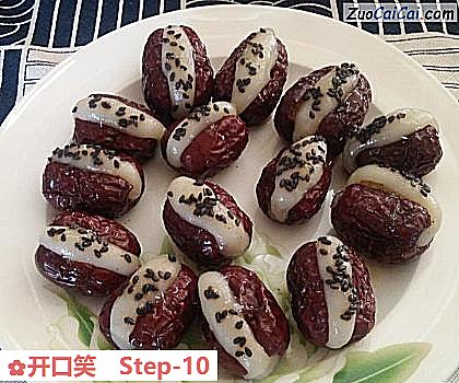 开口笑做法第十步骤