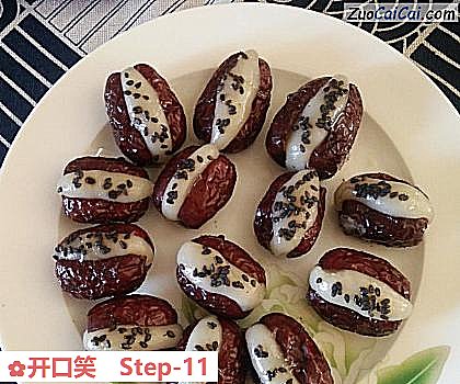 开口笑做法第十一步骤