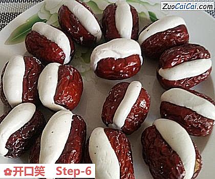 开口笑做法第六步骤