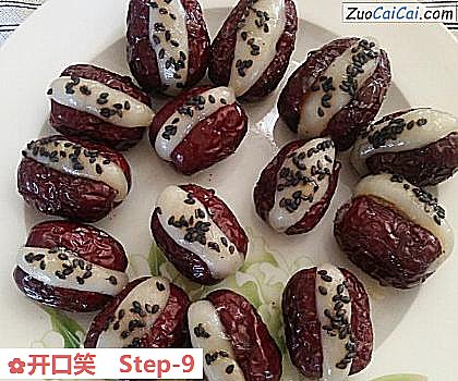 开口笑做法第九步骤