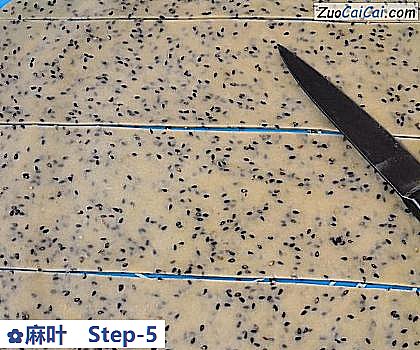 麻叶做法第五步骤