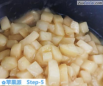 苹果派做法第五步骤