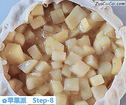 苹果派做法第八步骤