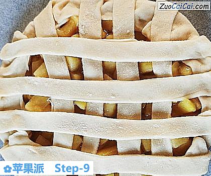 苹果派做法第九步骤
